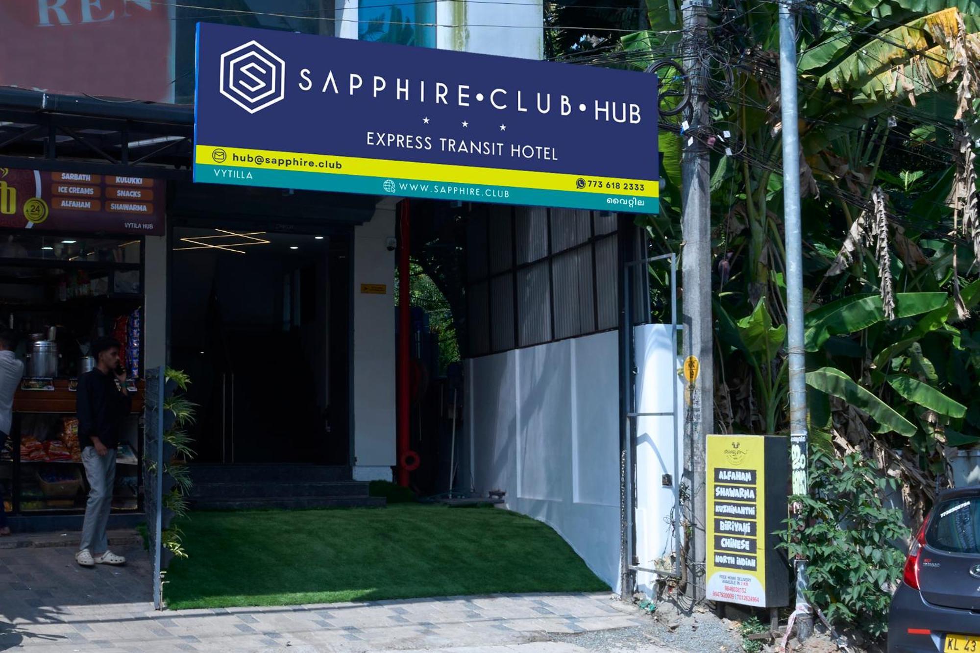 Hotel Sapphire Club Hub Kochi Exterior foto
