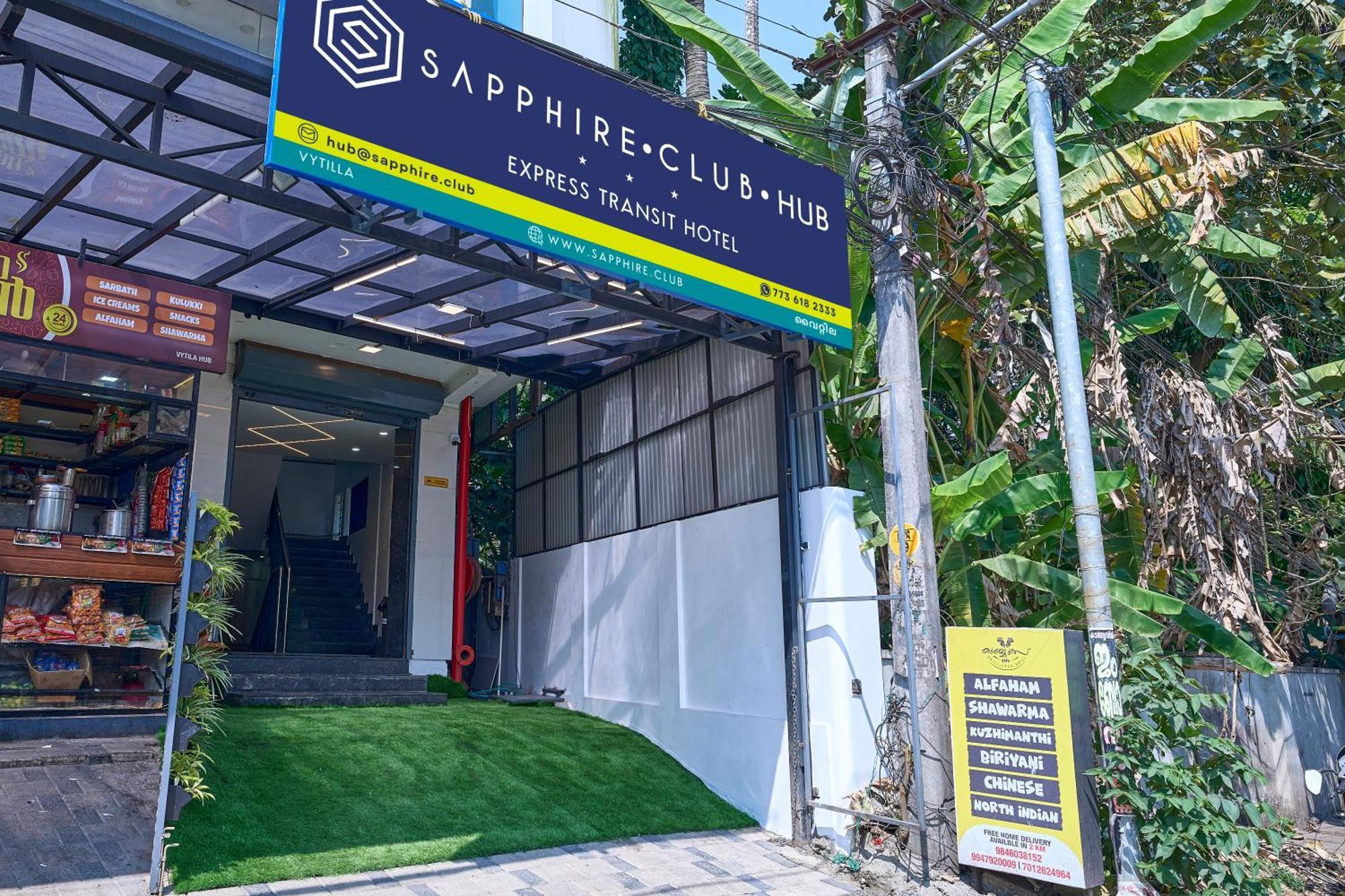 Hotel Sapphire Club Hub Kochi Exterior foto